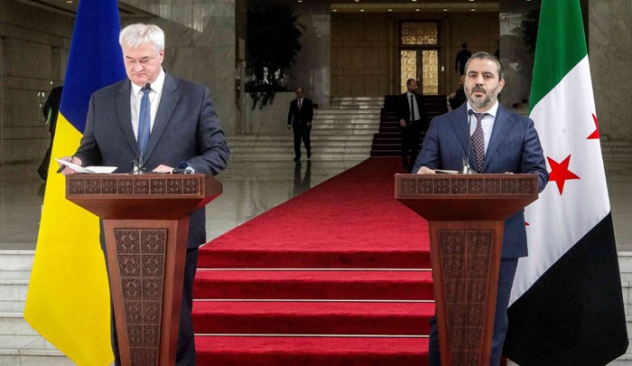 صورة سوريا الجديدة تتطلع إلى علاقة استراتيجية مع أوكرانيا بعد تضاءل النفوذ الروسي