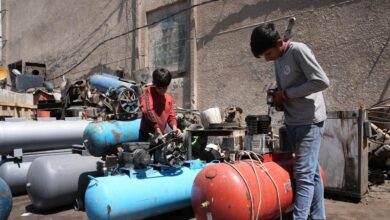 صورة المركز الاستراتيجي لحقوق الإنسان: عمالة الأطفال تتصدر الأزمات المجتمعية في العراق