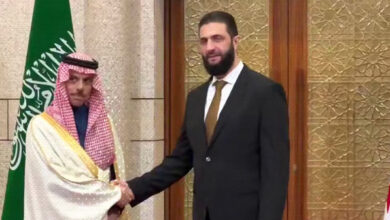 صورة وزير الخارجية السعودي في دمشق برسالة دعم للإدارة الجديدة