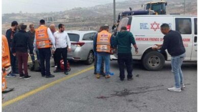 صورة مقتل 3 مستوطنين وإصابة 10 بإطلاق نار شرق قلقيلية في الضفة الغربية