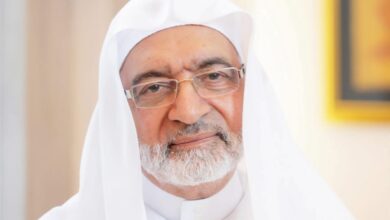صورة هيئة علماء المسلمين تنعى الشيخ سارية الرفاعي الذي وافاه الأجل عن عمر ناهز الـ77 عامًا