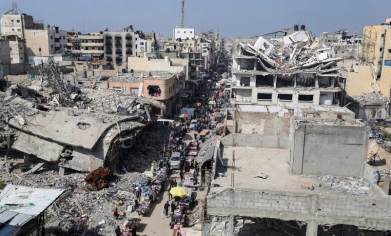 صورة المنظمة الدولية للهجرة: العائدون إلى مناطقهم في غزة وجدوا أنفسهم أمام أكوام أنقاض