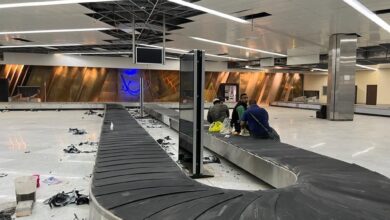 صورة مدير مطار بغداد الدولي يكشف العمق الآسن للفشل والفساد بالتباهي بتأهيل الحمامات