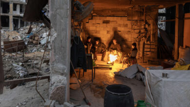 صورة البرد القارس يودي بحياة خمس أطفال حديثي الولادة في غزة