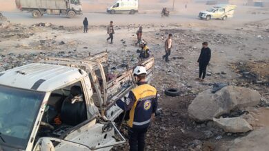 صورة مجزرة في منبج.. 15 قتيلًا في حصيلة أولية لانفجار سيارة ملغمة