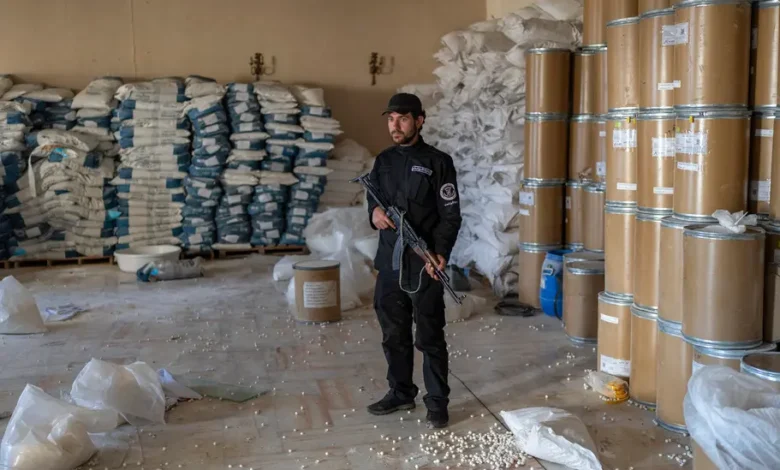 صورة الإدارة السورية تشن حملة في منطقة القصير بحمص لمكافحة تهريب المخدرات