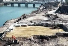 صورة تدمير ما تبقى من مسجد الشهوان في الموصل الذي يعود إلى 857 سنة