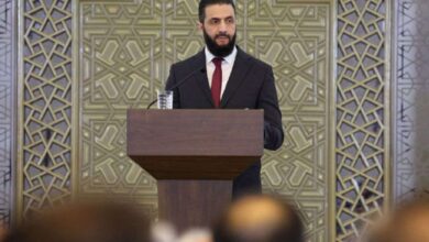 صورة الشرع يشدّد على وحدة سوريا وحصر السلاح بيد الدولة في افتتاح مؤتمر الحوار