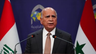 صورة وزير الخارجية فؤاد حسين: نقاش بين القوى السياسية بشأن ملف نزع سلاح الميليشيات