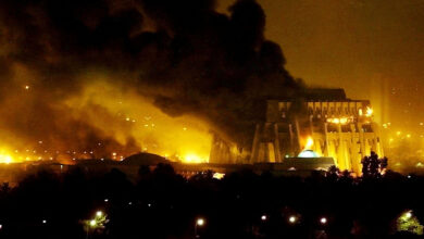 صورة مطالبات بمحاسبة المتسببين في غزو العراق من تحت قبة مجلس الأمم المتحدّة لحقوق الإنسان في جنيف